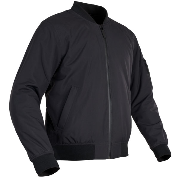 Oxford Bomber D2D Textile Jacket - Black - FREE UK DELIVERY