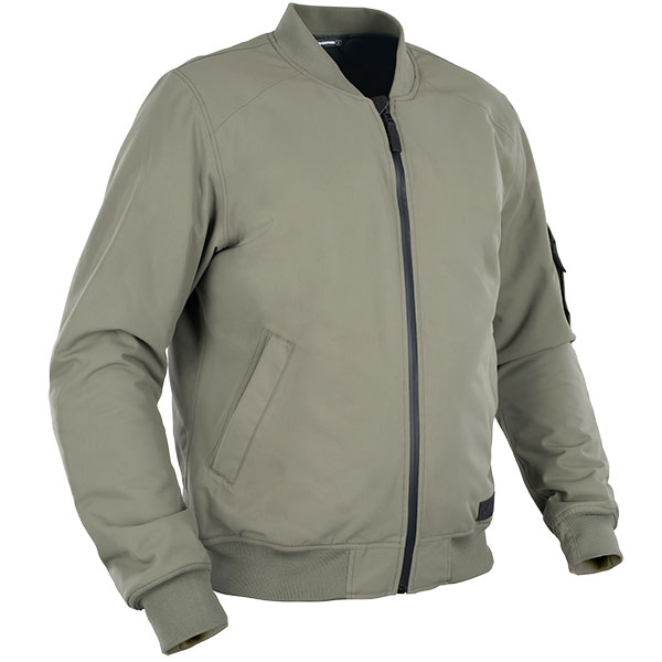 Oxford Bomber D2D Textile Jacket - Khaki - FREE UK DELIVERY