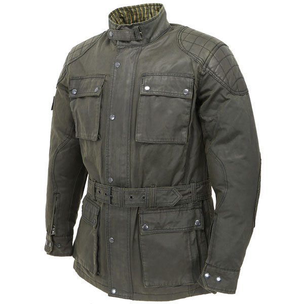 oxford wax cotton motorcycle jacket