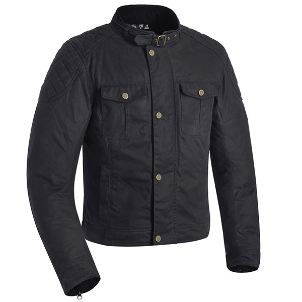 Oxford Holwell 1.0 Wax Textile Jacket Black FREE UK DELIVERY