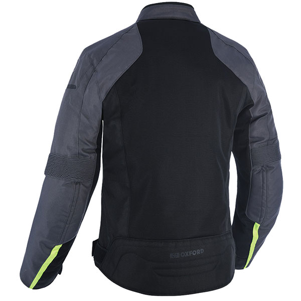 Oxford Delta 1.0 Air Textile Jacket - Black / Grey / Fluo Yellow - FREE ...