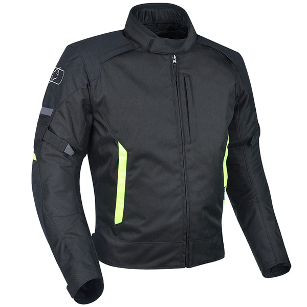 Image of Oxford Toledo 2.0 Textile Jacket - Black / Fluo Yellow