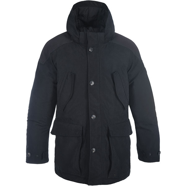 Image of Oxford Parka Textile Jacket - Black