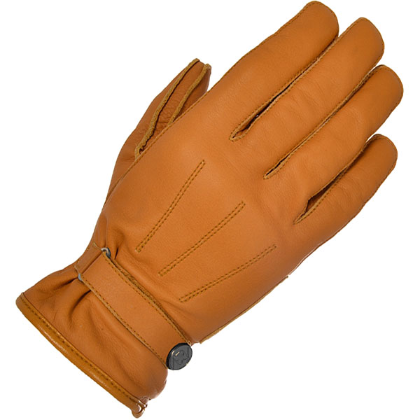 tan leather gloves