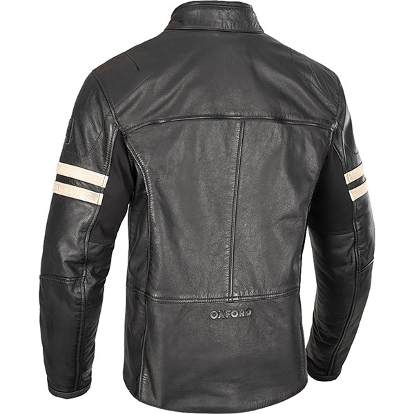 Oxford Holton Leather Jacket - Black - FREE UK DELIVERY