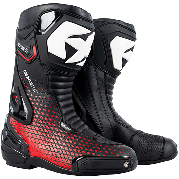 Oxford Nexus 1.0 Air Boots Black White Red FREE UK DELIVERY