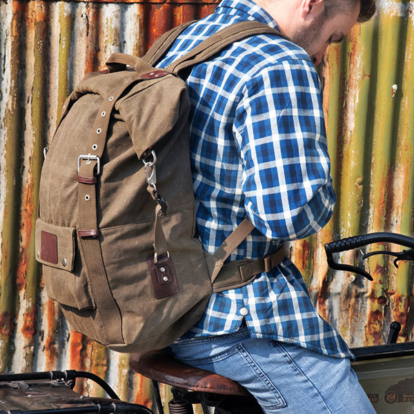 Oxford Heritage 30 Litre Backpack Khaki FREE UK DELIVERY