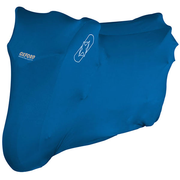 Image of Oxford Protex Stretch Indoor Bike Cover - Blue