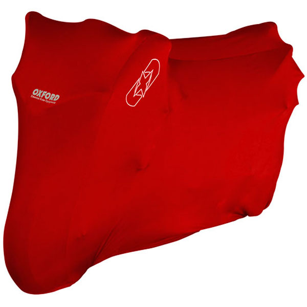 Image of Oxford Protex Stretch Indoor Bike Cover - Red