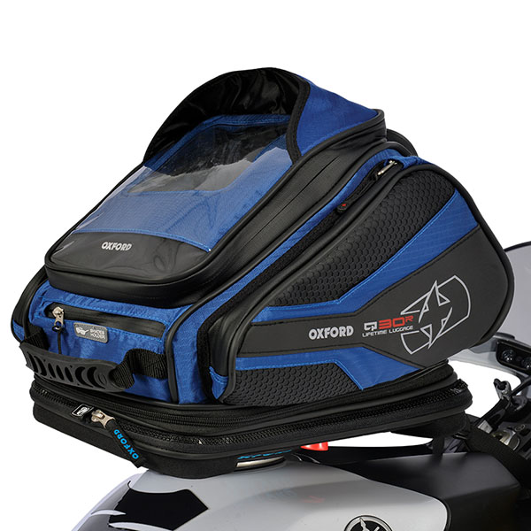 Image of Oxford Lifetime Q30R Quick Release Tank Bag - Blue