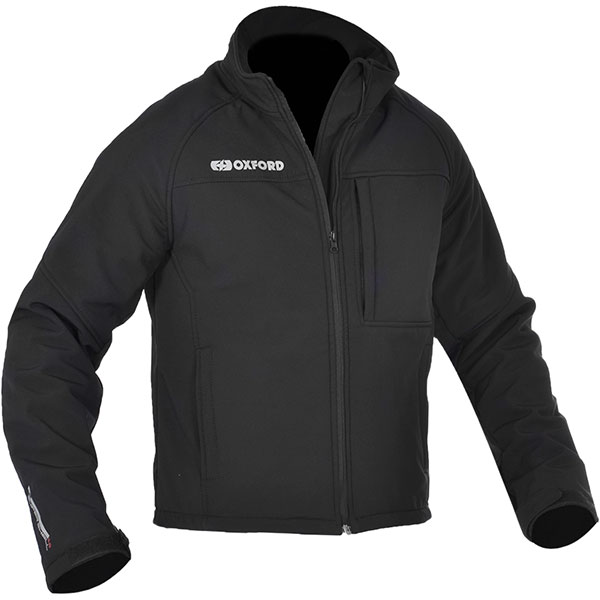 Image of Oxford Soft Shell Textile Jacket - Black