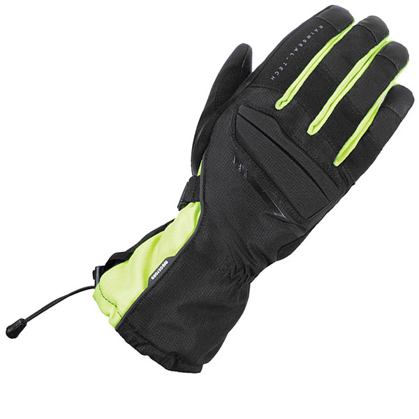 Image of Oxford Convoy 2.0 Textile Leather Gloves - Black / Fluo