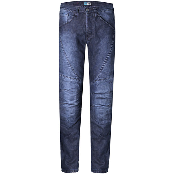 Image of PMJ Titanium Stretch Slim Fit Denim Jeans - Blue