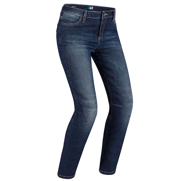 Image of PMJ Ladies New Rider Stretch Denim Jeans - Blue