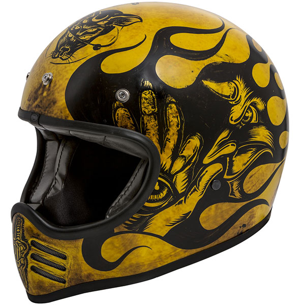 Yellow mx helmet hotsell