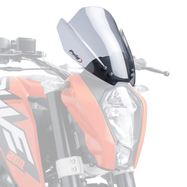 Image of Puig Racing Windscreen - KTM 125/200/390 Duke