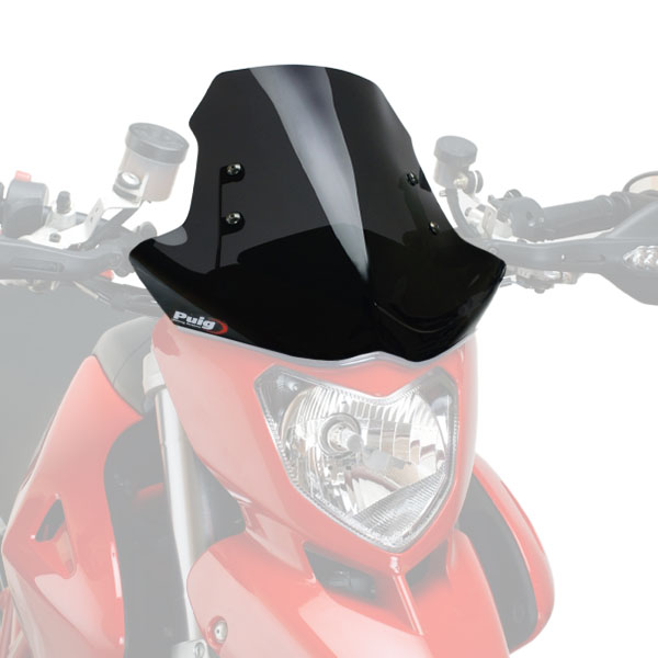 Image of Puig Naked New Generation Windscreen - Ducati Hypermotard 1100 / 796