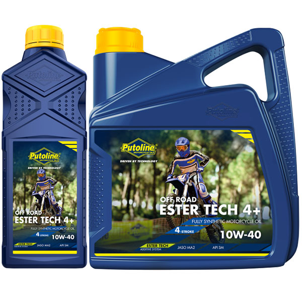 Image of Putoline Ester Tech 4+ Off-Road Oil - 10W/40