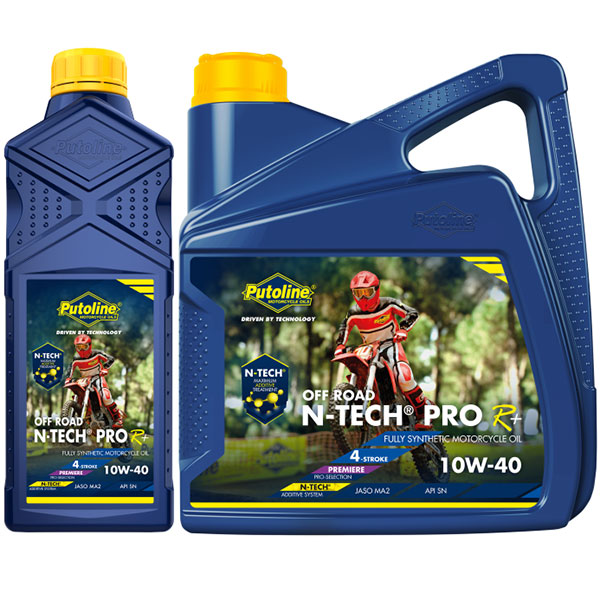 Image of Putoline N-Tech Pro R+ Off-Road Oil - 10W/40