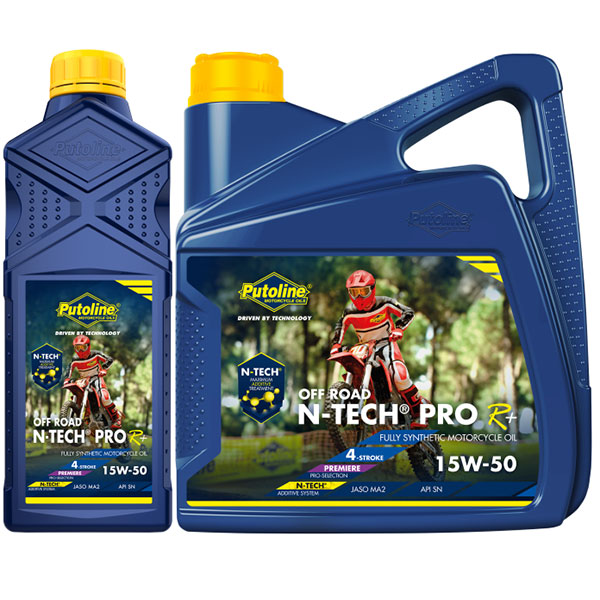 Image of Putoline N-Tech Pro R+ Off-Road Oil - 15W/50