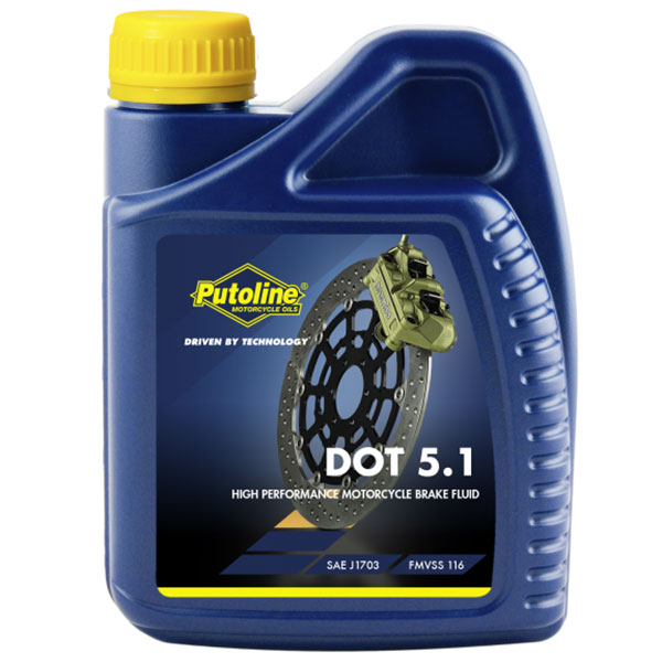 Image of Putoline DOT 5.1 Brake Fluid - 500ml