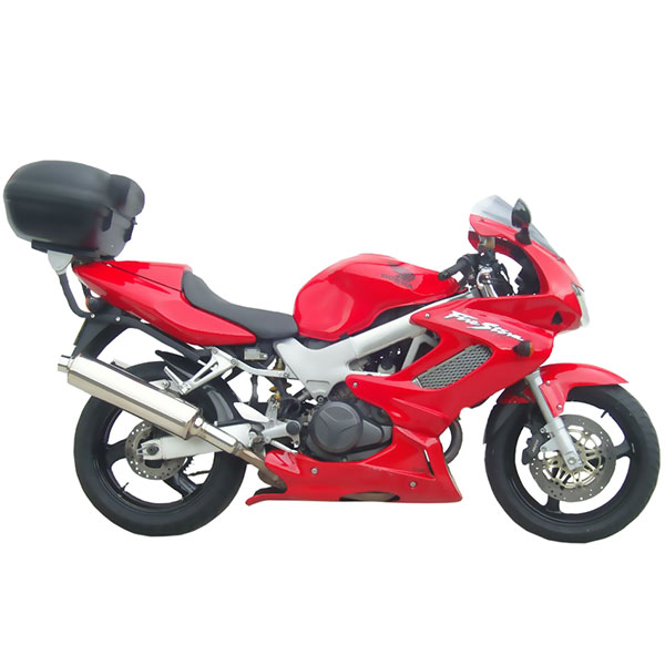 Image of Pyramid Belly Pan Firestorm Red - Honda VTR1000 F Firestorm