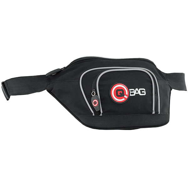 QBag Hip Bag - Black / Grey / White - SPORTSBIKESHOP