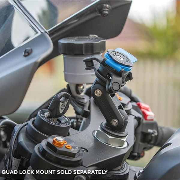 Quad lock outlet motorcycle vibration dampener
