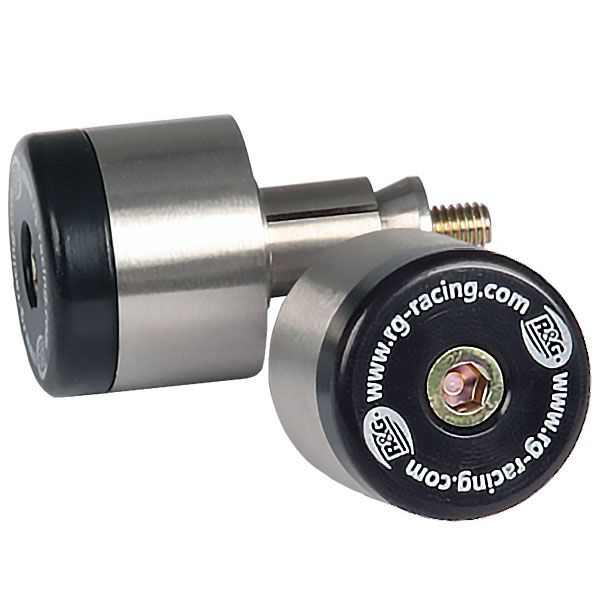 Image of R&amp; G Racing Bar End Sliders - BE0102BK - Triumph Speed Triple / Street Triple / Thruxton