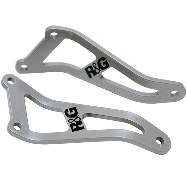 R&G Racing Silver Exhaust Hangers - Honda VTR1000 SP-1 / SP-2