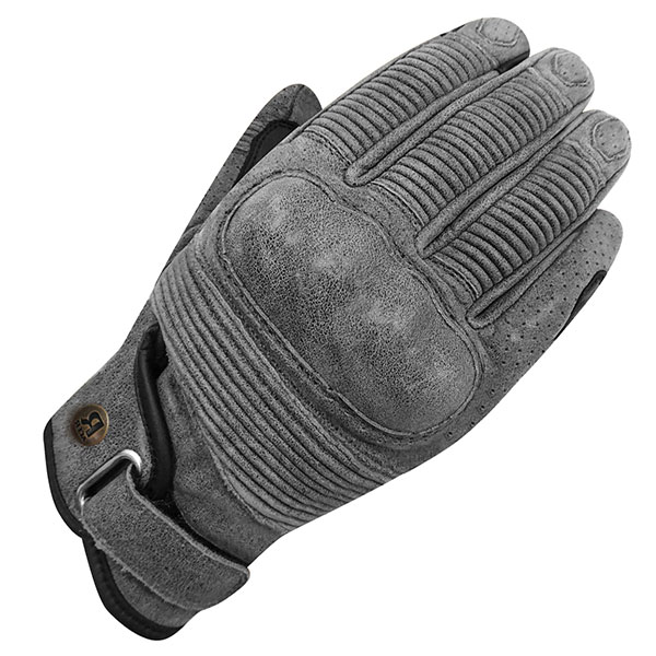 light grey leather gloves