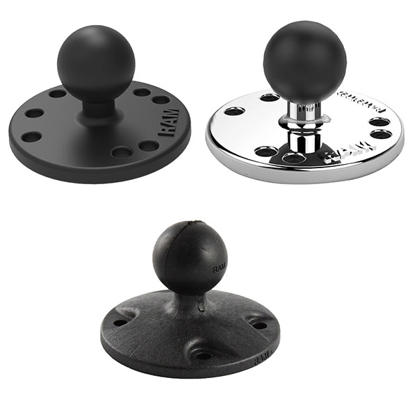 RAM Mounts 1 Ball Base with M10 x 1.25 Fine Pitch Male Thread -  SPORTSBIKESHOP