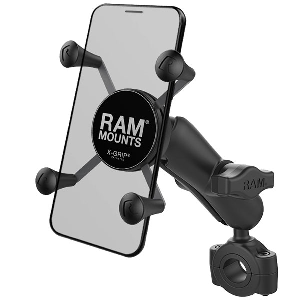 RAM Mounts X-Grip Phone Mount with RAM Torque Medium Rail Base - FREE UK  DELIVERY