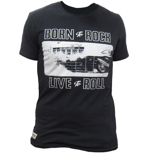 Image of Red Torpedo Live To Roll T-Shirt - Black