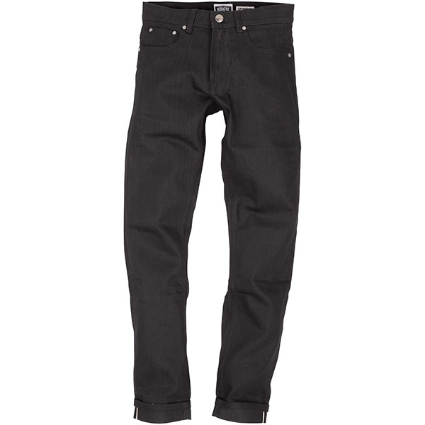 Resurgence Pekev Cafe Racer Jeans - Black - FREE UK DELIVERY