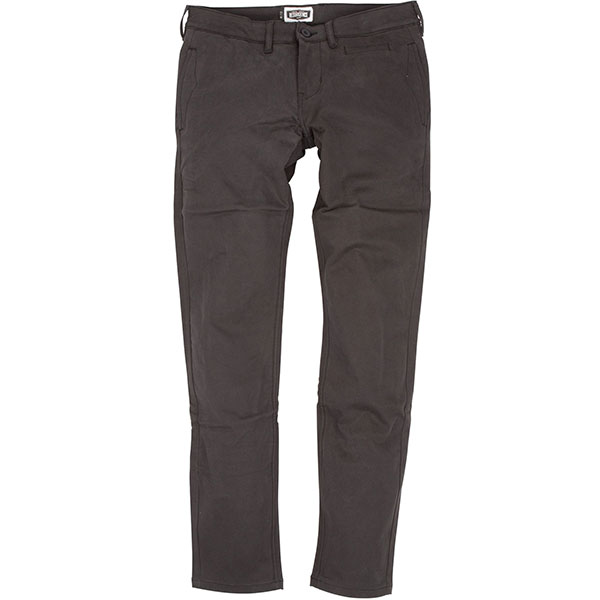 Resurgence Pekev City Chino Trousers - Black - FREE UK DELIVERY