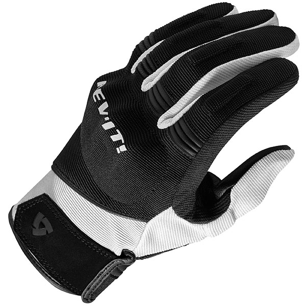 Image of Rev'it Mosca Textile Gloves - Black / White