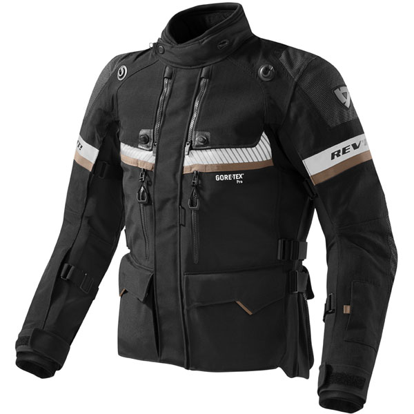 Image of Rev'it Dominator Gore-Tex Jacket - Black / Sand