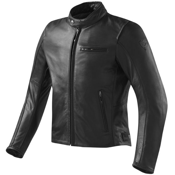 Image of Rev'it Flatbush Vintage Leather Jacket - Black