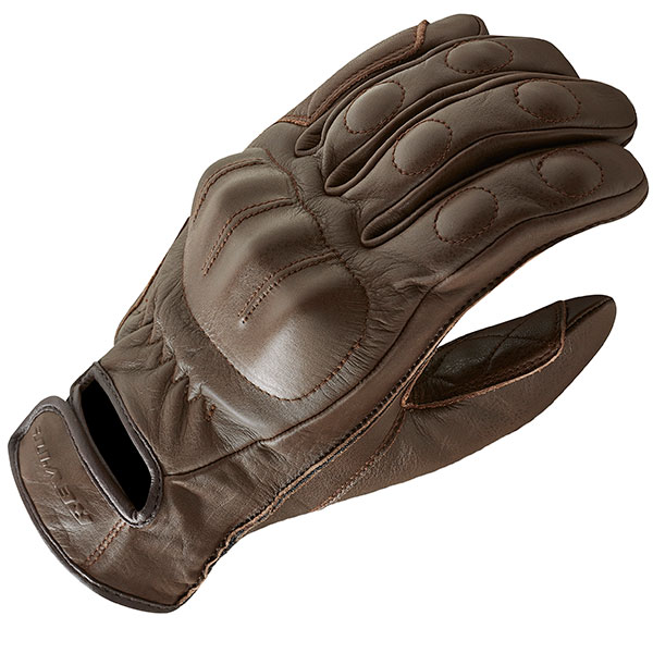 Image of Rev'it Cooper Leather Gloves - Brown