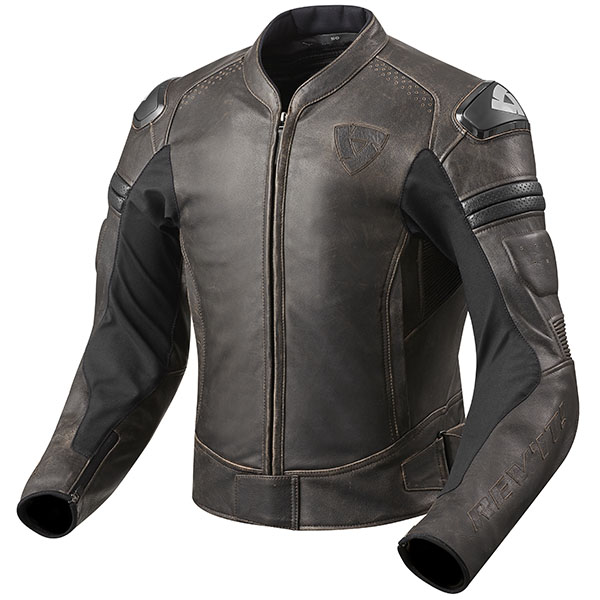 Image of Rev'it Akira Vintage Leather Jacket - Dark Brown