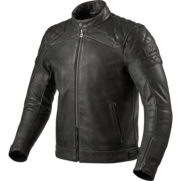 Rev'it Cordite Leather Jacket - Black - FREE UK DELIVERY