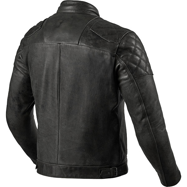 Rev'it Cordite Leather Jacket - Black - FREE UK DELIVERY