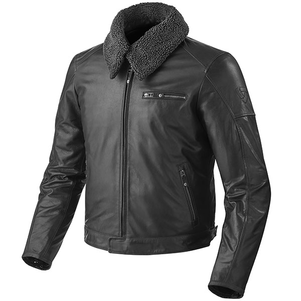 Image of Rev'it Pilot Leather Jacket - Black