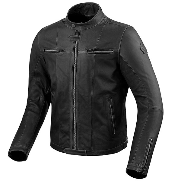 Image of Rev'it Roswell Leather Jacket - Black