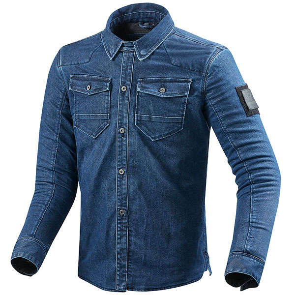 Image of Rev'it Hudson Overshirt - Light Blue Used