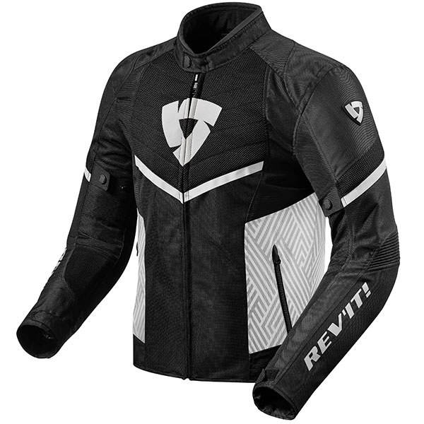 Image of Rev'it Arc Air Textile Jacket - Black / White