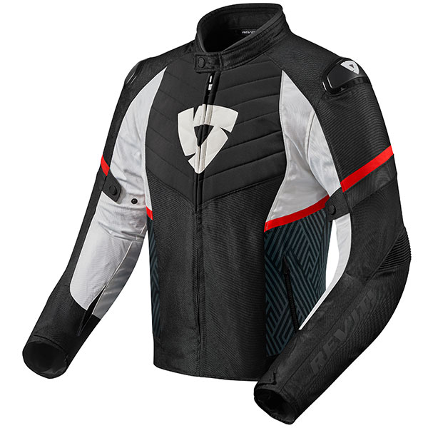 Image of Rev'it Arc H2O Textile Jacket - Black / Red