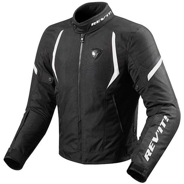 Image of Rev'it Jupiter 2 Textile Jacket - Black / White