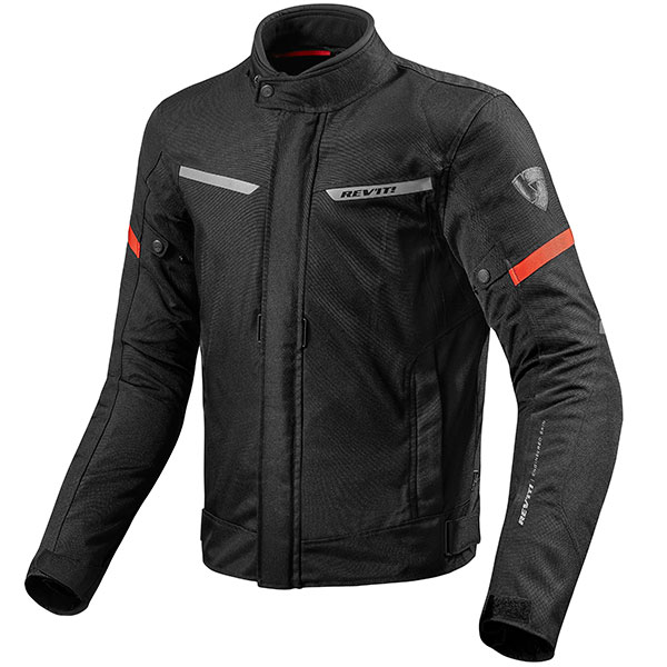 Image of Rev'it Lucid Textile Jacket - Black / Red